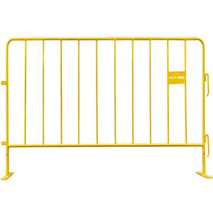 Abbiamo magazzino in USA rimovibile in acciaio per la sicurezza stradale barricata temporanea recinzione concerto per il controllo della folla pedonale barriera - Product Image 1