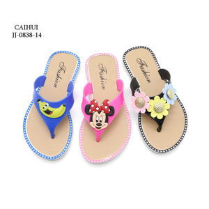 Chaussures d'été en pvc pour filles, vente en gros, pantoufles bon marché, nouveau design, sandales fantaisie pour enfants, - Product Image 2
