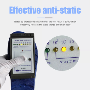 Zapatillas antideslizantes para sala de estar, calzado antiestático con suela <span class=keywords><strong>ESD</strong></span>, para el trabajo - Product Image 6