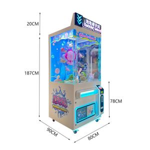 เครื่องหยอดเหรียญเกมส์อาร์เคดแบบใหม่ ขายดี พร้อมรางวัล  ใช้เหรียญ  ตู้เครน  รับประกัน 1 ปี  วัสดุพลาสติก  ใช้งานง่ายภาษาอังกฤษ เหมาะสำหรับห้างสรรพสินค้า - Product Image 2