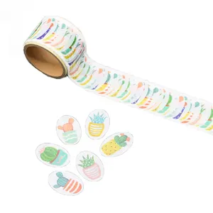 2020 Kostenlose Probe Japan Custom Masking Gedruckte Überlappung Washi Paper Tape