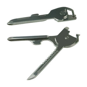 आउटडोर स्टेनलेस स्टील ईडीसी 1 Utili-कुंजी अंगूठी श्रृंखला में 6 जेब कटर पेचकश बहु उपकरण कैम्पिंग जीवन रक्षा किट - Product Image 3