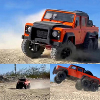 Rock Crawler RC électrique professionnel 6x6 avec suspension réglable, pneus robustes et différentiel autobloquant