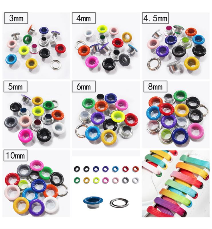 Rust Proof Round Metal Clothing Shoes