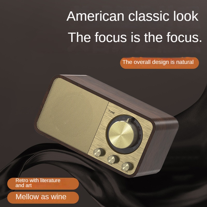 high quality hifi retro classic wireless bluetooth speaker