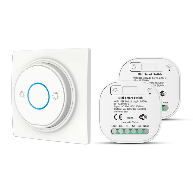 Smart Home Appliances Tuya WiFi App Intelligent Alexa Google Home Assistant Voice Control Electric Wireless Light Switch
