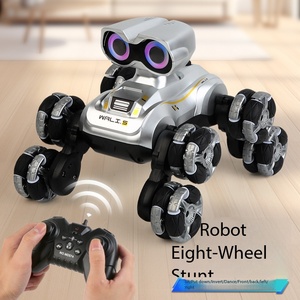 Children's mechanical pet dog gesture-sensing <b>remote</b> <b>control</b> stunt <b>robot</b> dog swivel arm eight-wheel four-wheel drive off-road - Product Image 2