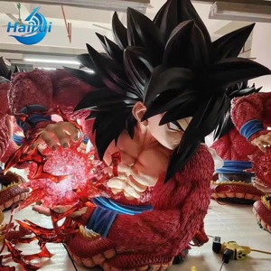 Decoración Personalizada para el Hogar, Figura de Goku <span class=keywords><strong>Super</strong></span> Saiyan 4 de Anime Japonés de Tamaño Real, Escultura de Goku de Fibra de Vidrio - Product Image 3
