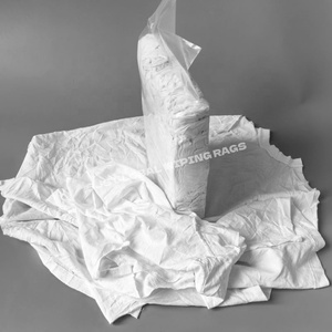 Trapos Industriales Económicos de Tela Blanca, Trapos de Algodón para Limpieza Industrial - Product Image 1