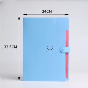 Nụ Cười Dễ Thương tài liệu thư mục không thấm nước kiểm tra giấy chứng nhận Bảo vệ tập tin túi đầy màu sắc sinh viên văn phòng tài liệu túi - Product Image 4