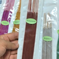 8-Zoll-Räucherstäbchen mit natürlichem ätherischem Aroma und Blumen duft, verpackt mit Ingwer-Osmanthus-Jasmin-Jasmin-Duft-Joss-Pulver