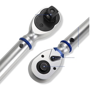 1/2in Dụng cụ sửa chữa xe đạp và xe máy dễ dàng Cờ lê mô-men xoắn có thể điều chỉnh Hai chiều Ratchet Ổ cắm tháo nhanh Cờ lê 60-330Nm - Product Image 5