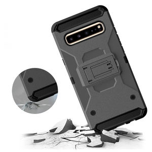 Coque de Téléphone Robuste Antichoc avec Clip de <span class=keywords><strong>Ceinture</strong></span> et Béquille pour <span class=keywords><strong>Samsung</strong></span> Galaxy <span class=keywords><strong>S10</strong></span> Plus S10e <span class=keywords><strong>S10</strong></span> 5G - Product Image 3