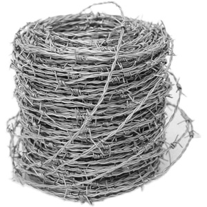 Fil de fer barbelé galvanisé à revêtement PVC, haute résistance, 500 mètres, 50 kg, prix <span class=keywords><strong>le</strong></span> plus bas par rouleau, Arame Farpado 500m, clôture en fil de fer barbelé - Product Image 3