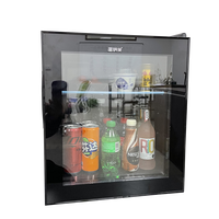 Mini réfrigérateur à écran tactile LED 30L pour boissons énergisantes et soins de la peau avec prise USB UK sans gel pour voiture, hôtel, utilisation en extérieur