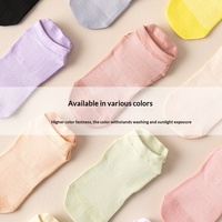 Chaussettes de yoga pour femmes, fines, en coton respirant avec maille et antidérapantes en silicone, pour le fitness et le yoga en intérieur