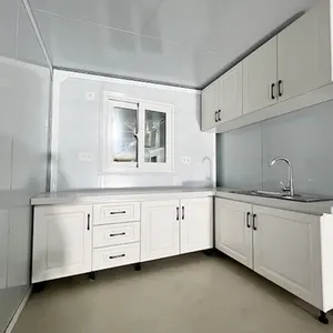 Quick delivery high performance 20ft flat pack prefab container house 2 bedroom fully furnish 8x4 import container house trade