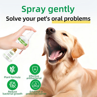 Spray buccal naturel professionnel pour animaux de compagnie, haleine fraîche pour chiens et chats, élimine la mauvaise haleine, soins dentaires, nettoyage des dents