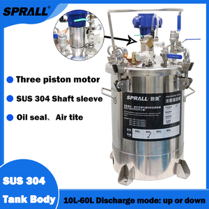 SPALL 304 acier inoxydable mélange peinture en aérosol pression Pot réservoir <span class=keywords><strong>40L</strong></span> 60L mélange agitateur automatique agitateur réservoir sous pression - Product Image 4