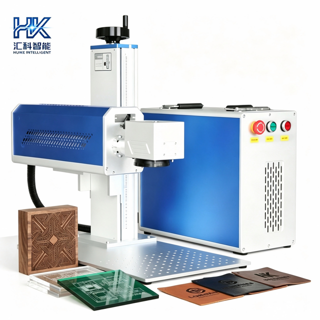 Huike Portable 30W60W Paper Packaging Box Gift Box Text QR Code RF CO2 Laser Marking Machine