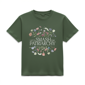 T-shirt femminista da donna a maniche corte con stampa floreale, girocollo, 100% cotone, casual, con scritta 'Equality', regalo per la Giornata Internazionale della Donna - Product Image 1