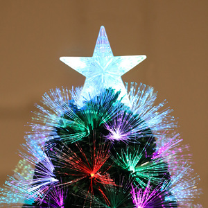 Giáng sinh cây sợi quang cho máy tính để bàn nhà, 60/90cm Mini đa-màu nhỏ Cây giáng sinh đồ trang trí cho Giáng sinh trang trí - Product Image 4