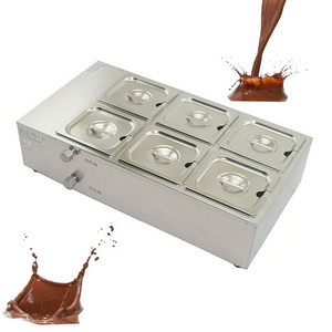 Machine de fabrication de chocolat Discount électrique 6 cuves Chauffe-chocolat Machine à fondre le chocolat - Product Image 5