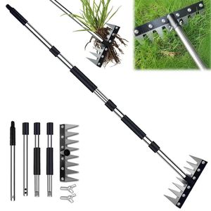 Outil de désherbage multifonctionnel transfrontalier pour le dropshipping, houe de jardin agricole détachable en acier au manganèse à 8 dents - Product Image 4
