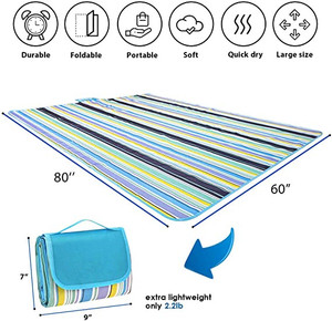 Cheap Custom Oxford Outdoor Foldable <strong>Waterproof</strong> Picnic <strong>Blanket</strong> - Product Image 3