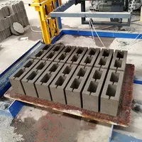 QTJ4-40 유압 진동 자동 블록 기계 콘크리트 중공 벽돌 만들기 기계 시멘트 벽돌 만들기 기계