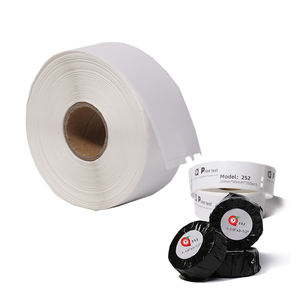 Machine d'impression <span class=keywords><strong>Dymo</strong></span> personnalisée 30252 étiquettes thermiques tissées en temps opportun pour vêtements et rouleau de papier d'emballage d'étiquette suspendue étanche 350 pièces - Product Image 1