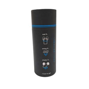 Cylindre en papier kraft écologique pour soins de la peau, impression quadricolore et dorure à chaud pour emballage de flacon de parfum - Product Image 5