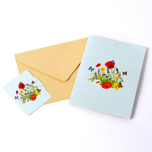 Cartes de vœux 3D personnalisées, écologiques, recyclables, créatives, fleurs colorées, pour la Saint-Valentin, Pâques, la <span class=keywords><strong>fête</strong></span> <span class=keywords><strong>des</strong></span> mères, la <span class=keywords><strong>fête</strong></span> <span class=keywords><strong>des</strong></span> <span class=keywords><strong>pères</strong></span> - Product Image 6