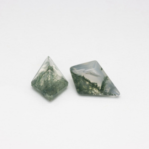 Piedra preciosa suelta musgo natural ágata piedra preciosa musgo <span class=keywords><strong>verde</strong></span> ágata cometa forma Moos ágata para la fabricación de joyas - Product Image 5