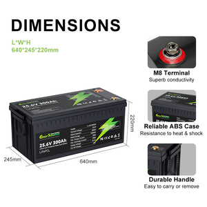 Batería de Litio Enersource 24V 300ah 25.6V LiFePO4 con BMS Inteligente Integrado, Alternativa a las Baterías de Plomo-Ácido, Conexión <span class=keywords><strong>en</strong></span> <span class=keywords><strong>Paralelo</strong></span> <span class=keywords><strong>y</strong></span> <span class=keywords><strong>Serie</strong></span> - Product Image 4