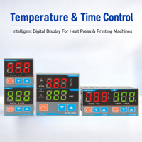 Intelligent Digital Temperature Controller Timer 4 Working Modes Degree C/F Switchable IP65 Rated 2-Year Warranty Heat Press