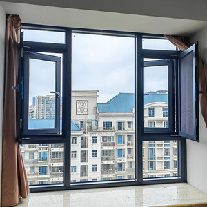 110 loạt cửa sổ Hợp kim nhôm chống bão cửa sổ cách âm độ nét cao Tích hợp màn hình cửa sổ nhiệt - Product Image 2