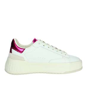 Sneakers da Donna DFSH321094 Bianche e Fucsia, Stile Platform con Suola Piatta - Product Image 4