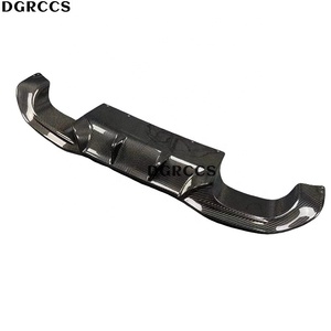 DGRCCS M2 F87 2015-2023 Coupe AK Style Carbon Fiber Rear Lip Flare <b>Polished</b> Vacuum Technology Easy - Product Image 3