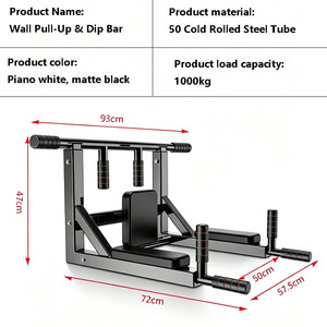 Torre de Ejercicios Múltiples para Montar <span class=keywords><strong>en</strong></span> la Pared, Barra de Dominadas y Estación de Dips para Entrenamiento de <span class=keywords><strong>Calistenia</strong></span>, Equipo de Gimnasio <span class=keywords><strong>en</strong></span> Casa - Product Image 3