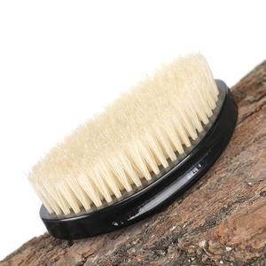 360 곡선 각도 브러시 강화 나일론 및 멧돼지 강모 웨이브 브러시 손잡이 나무 머리 연장 브러시 - Product Image 6