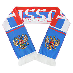 وشاح مشجعي كرة القدم مطبوع بنقشة جاكار مع شراشيب أنيقة، هدايا ومستلزمات للمشجعين بالجملة - Product Image 6