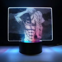 Veilleuses 3D Illusion Optique Lampes LED Veilleuse Acrylique 3d Lumière Décorative Cadeau pour Enfants