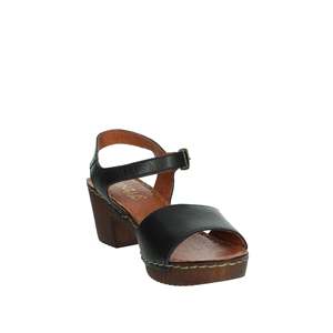 รองเท้าส้นสูงแบบสานด์ดัล Cinzia Soft Donna สีดำ รุ่นพื้นหนา ส้นไม้ สำหรับผู้หญิง - Product Image 4