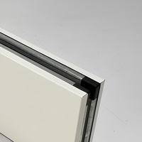 Panneau mural pour salle blanche fait main en laine de roche, verre, magnésium, MOS, aluminium, panneau sandwich alvéolaire, épaisseur 50 mm