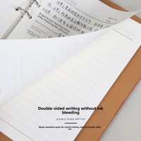 Carnet de notes professionnel haut de gamme A5 à couverture souple en PU, avec logo personnalisable et 100 feuilles, idéal pour le bureau