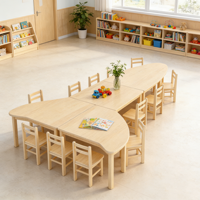 Table d'apprentissage Montessori pour enfants, table combinée pour la maternelle et la garderie, table artisanale