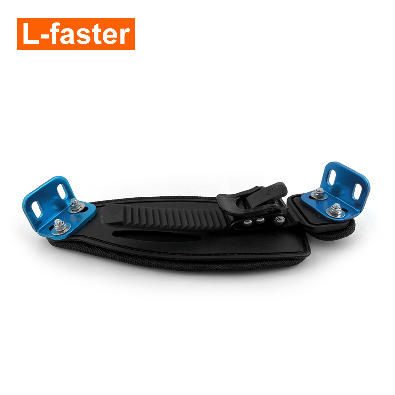 Skatboard Electrique Sangle Réglable Pour Skate électrique - Caoutchouc/nylon - Boucle En Aluminium - 25x8cm - Bleu Skateboard électrique