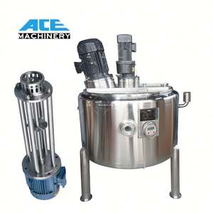 Línea de Producción de Máquinas Mezcladoras Homogeneizadoras para Gel de Ducha, Jabón Líquido, Gel para el Cabello y Líquido Lavavajillas de 100L y 200L - Product Image 2