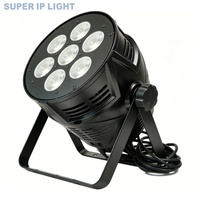 Projecteur LED Par 7x50W bicolore, refroidissement silencieux par ventilateur, 50000H, base en aluminium épaisse pour scène et banquets